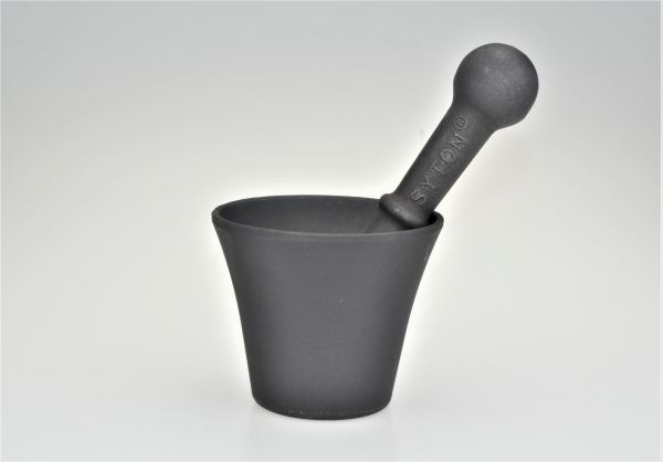 Gewürzmörser Stößer Kräuter-Zerkleinerer aus Gusseisen mit Stößel 18 cm